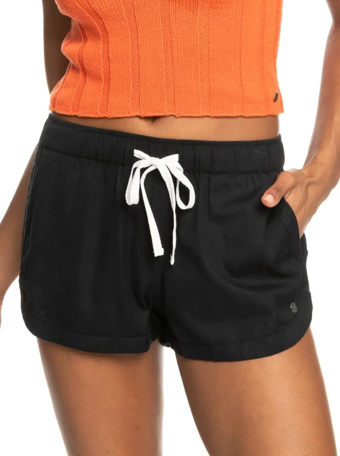 Roxy Shorts New Impossible Love Elasticized Shorts True Black 8211 Women