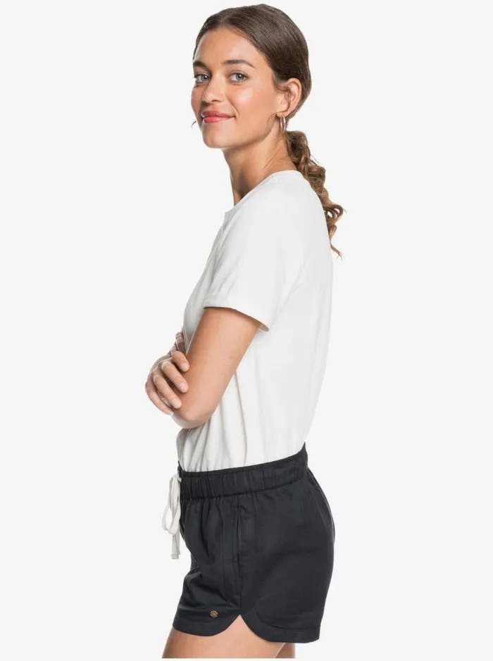 Roxy Shorts New Impossible Love Elasticized Shorts True Black 8211 Women