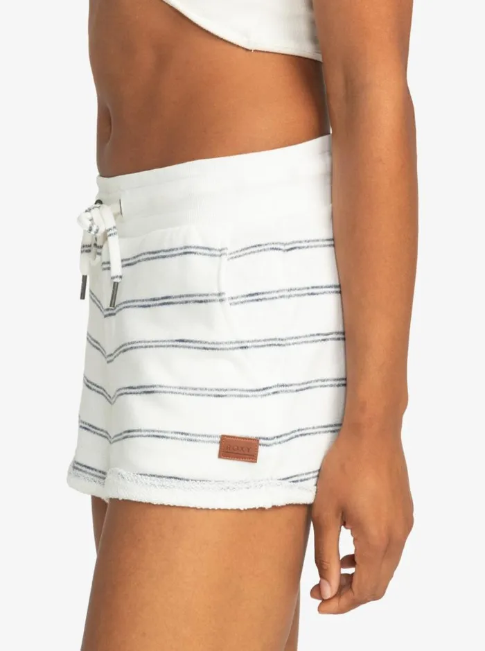 Roxy Shorts Perfect Wave Sweat Shorts Snow White Horiz Will Stripes 8211 Women Roxy Shorts Perfect Wave Sweat Shorts Snow White Horiz Will Stripes 8211 Women