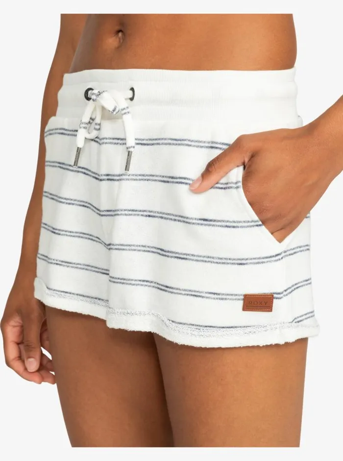 Roxy Shorts Perfect Wave Sweat Shorts Snow White Horiz Will Stripes 8211 Women Roxy Shorts Perfect Wave Sweat Shorts Snow White Horiz Will Stripes 8211 Women