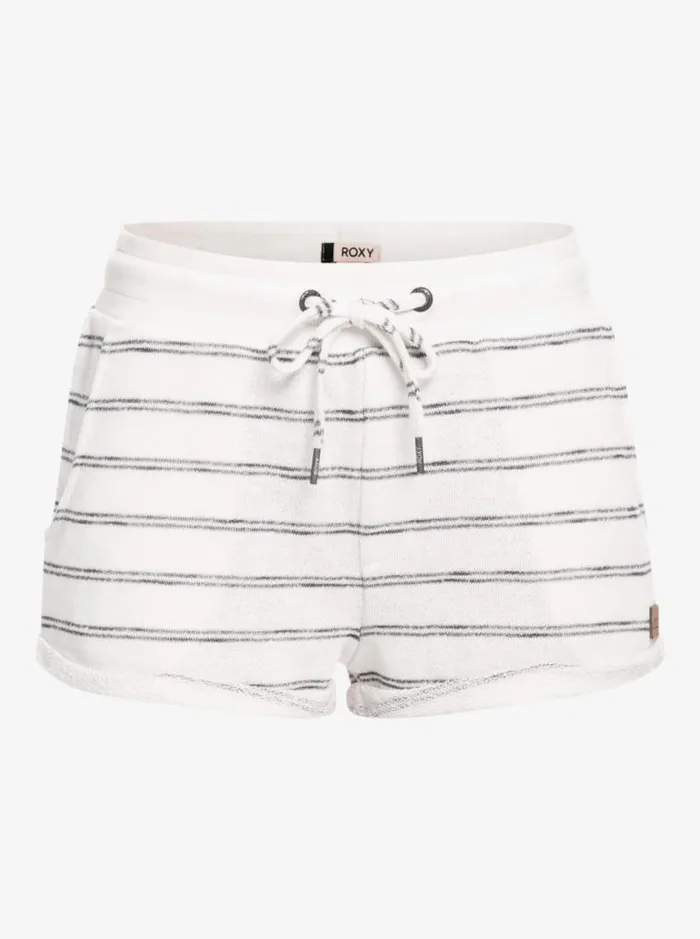 Roxy Shorts Perfect Wave Sweat Shorts Snow White Horiz Will Stripes 8211 Women Roxy Shorts Perfect Wave Sweat Shorts Snow White Horiz Will Stripes 8211 Women