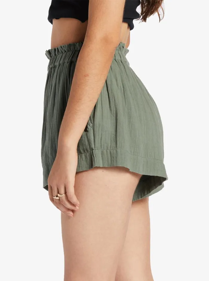 Roxy Shorts What A Vibe Beach Shorts Agave Green 8211 Women Roxy Shorts What A Vibe Beach Shorts Agave Green 8211 Women
