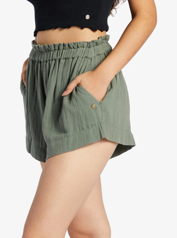 Roxy Shorts What A Vibe Beach Shorts Agave Green 8211 Women Roxy Shorts What A Vibe Beach Shorts Agave Green 8211 Women