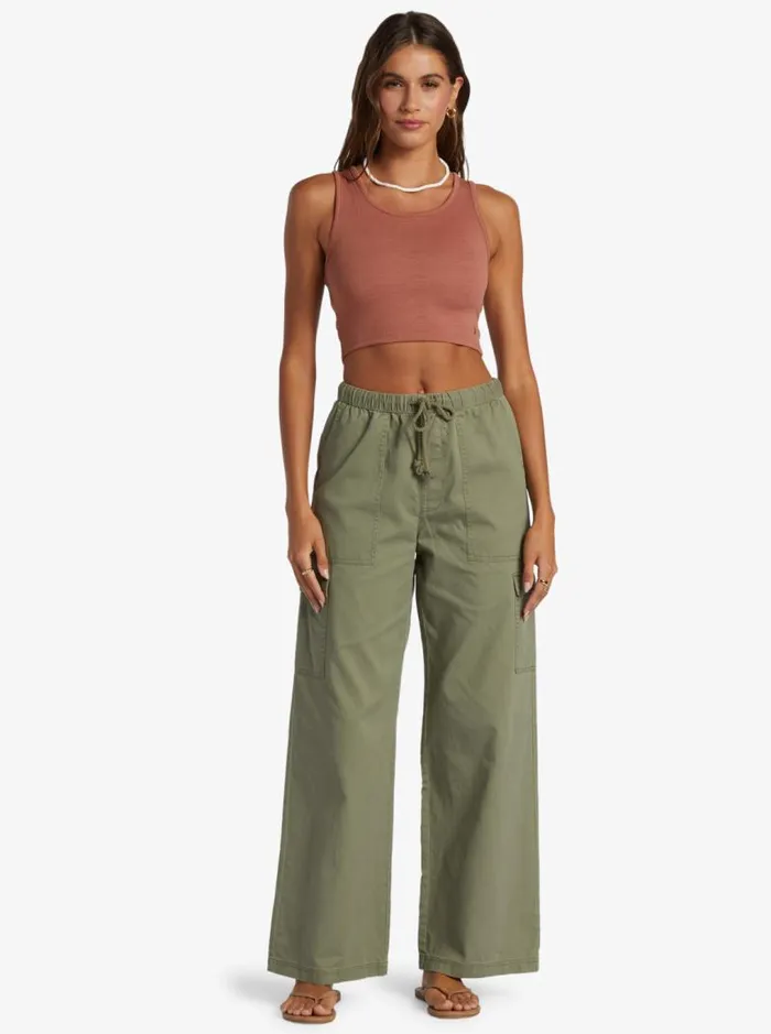Roxy Tees and Tanks Good Keepsake Crop Top Cedar Wood 8211 Women Roxy Tees and Tanks Good Keepsake Crop Top Cedar Wood 8211 Women