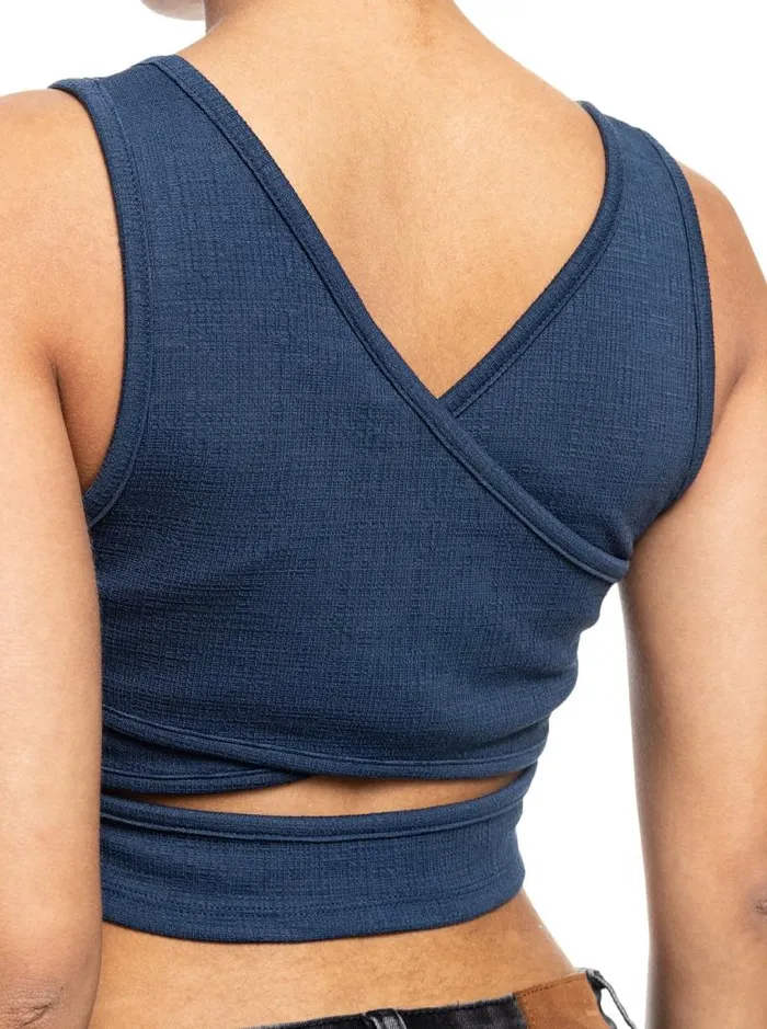 Roxy Tops Good Keepsake Crop Top Mood Indigo 8211 Women