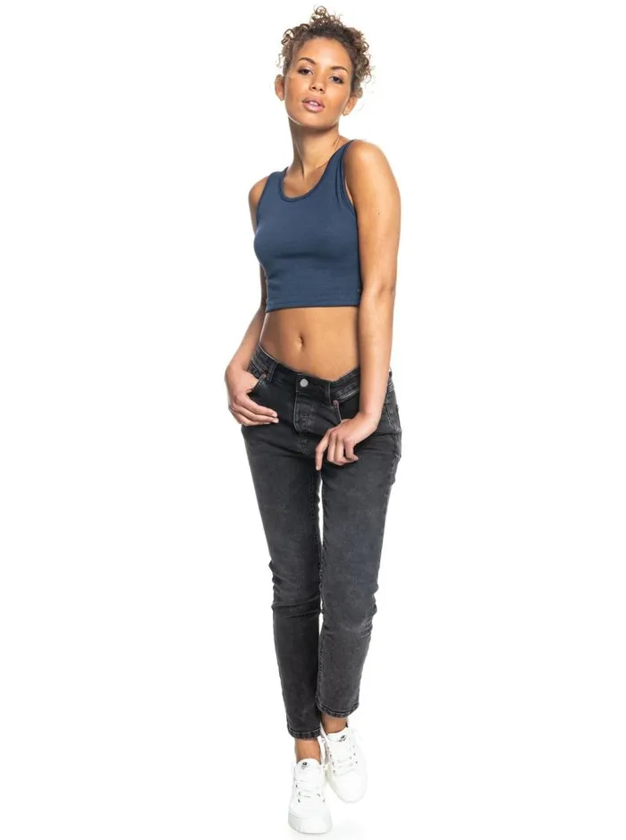 Roxy Tops Good Keepsake Crop Top Mood Indigo 8211 Women