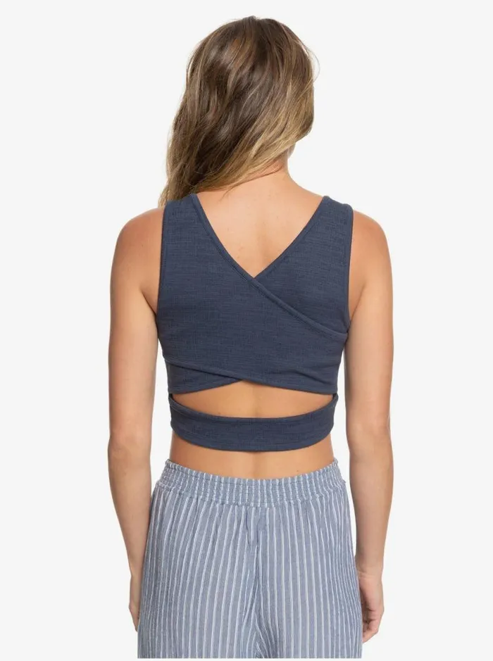Roxy Tops Good Keepsake Crop Top Mood Indigo 8211 Women