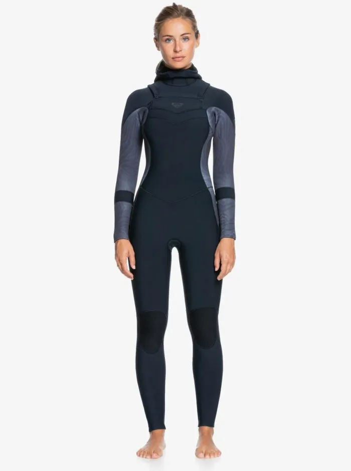 Roxy Wetsuits 543mm Syncro GBS Hooded LSL Fullsuit Jetblack 8211 Women Roxy Wetsuits 543mm Syncro GBS Hooded LSL Fullsuit Jetblack 8211 Women