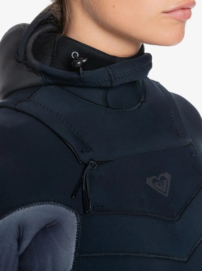 Roxy Wetsuits 543mm Syncro GBS Hooded LSL Fullsuit Jetblack 8211 Women Roxy Wetsuits 543mm Syncro GBS Hooded LSL Fullsuit Jetblack 8211 Women