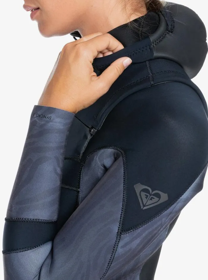 Roxy Wetsuits 543mm Syncro GBS Hooded LSL Fullsuit Jetblack 8211 Women Roxy Wetsuits 543mm Syncro GBS Hooded LSL Fullsuit Jetblack 8211 Women