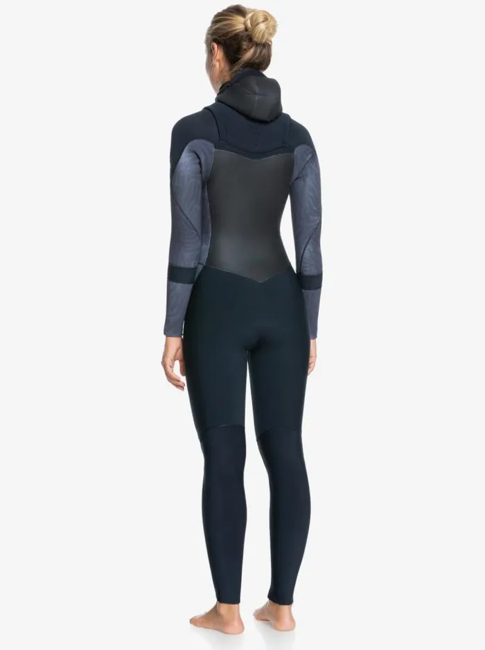 Roxy Wetsuits 543mm Syncro GBS Hooded LSL Fullsuit Jetblack 8211 Women Roxy Wetsuits 543mm Syncro GBS Hooded LSL Fullsuit Jetblack 8211 Women