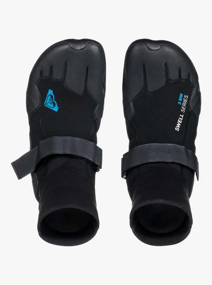 Roxy Wetsuits 5mm Swell Series Round Toe Wetsuit Boots True Black 8211 Women Roxy Wetsuits 5mm Swell Series Round Toe Wetsuit Boots True Black 8211 Women
