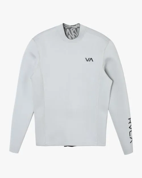 Rvca 2mm Balance Back Zip Wetsuit Jacket Lunar Rock Surf Neoprene Tops