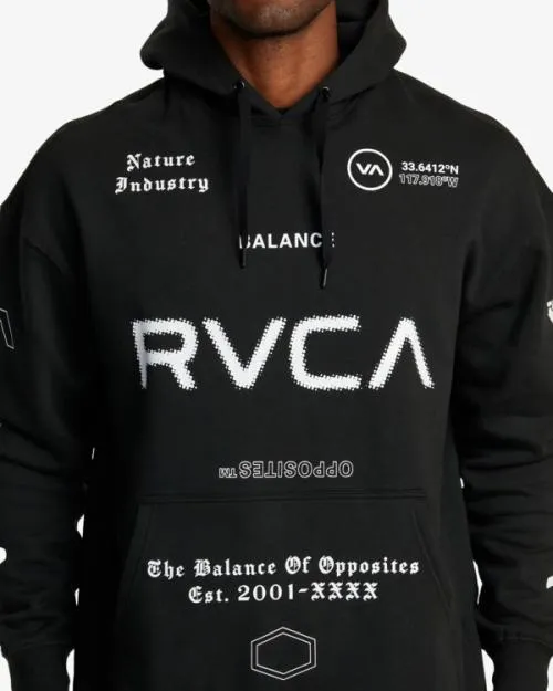 Rvca All Brand Sport Workout Hoodie Black SportMen Hoodies and Sweatshirts