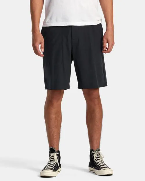 Rvca All Time Hemp Hybrid 19034 Shorts Black Men Shorts and Hybrids