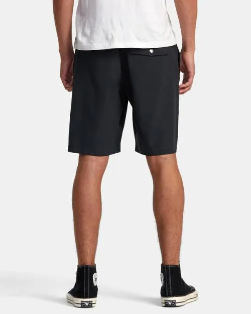 Rvca All Time Hemp Hybrid 19034 Shorts Black Men Shorts and Hybrids