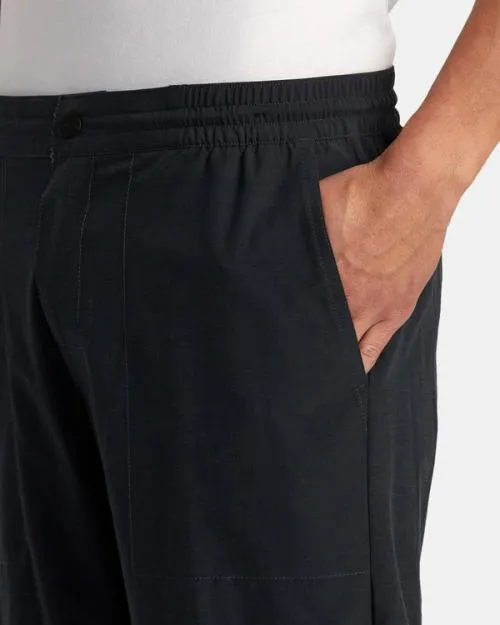 Rvca All Time Hemp Hybrid 19034 Shorts Black Men Shorts and Hybrids