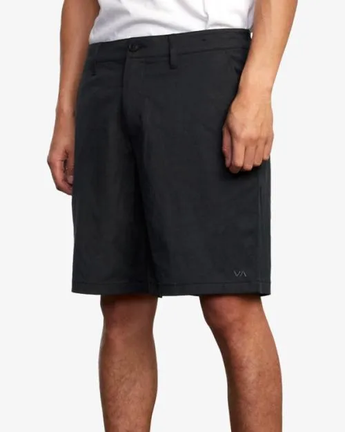 Rvca Back In Hybrid 19034 Shorts Black Men Shorts and Hybrids
