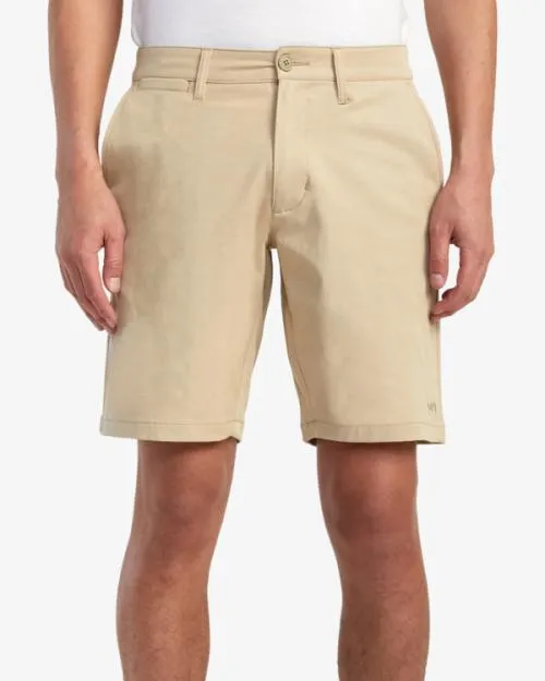 Rvca Back In Hybrid 19034 Shorts Khaki Men Shorts and Hybrids