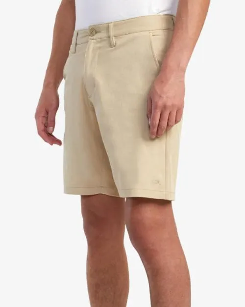 Rvca Back In Hybrid 19034 Shorts Khaki Men Shorts and Hybrids