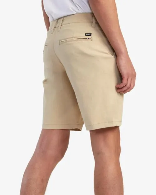 Rvca Back In Hybrid 19034 Shorts Khaki Men Shorts and Hybrids