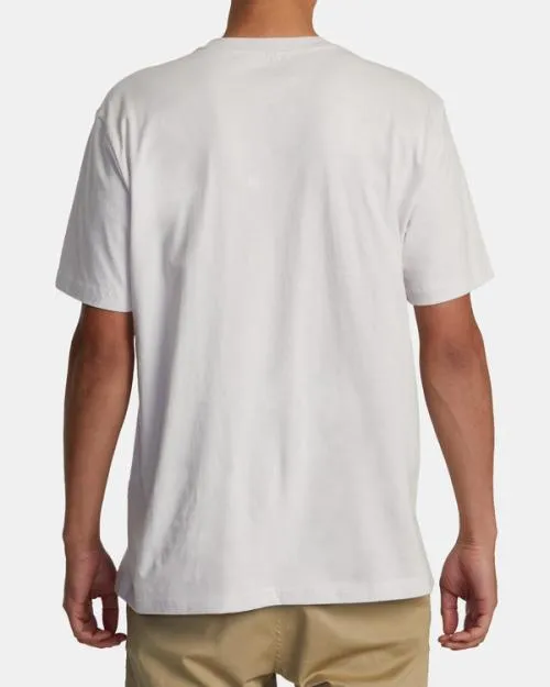Rvca Big Short Sleeve TShirt Fog Men Tees and Tanks