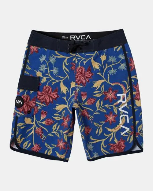 Rvca Boy039s Eastern Boardshorts 17034 Blue Boys Boardshorts