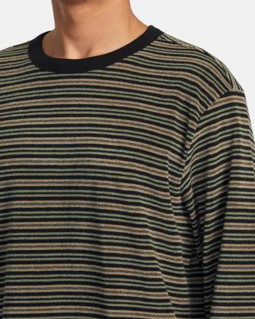 Rvca Bridge Long Sleeve Top Rvca Black Men Tees and Tanks