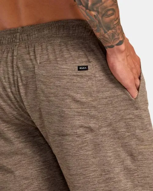 Rvca CAble Elastic Walkshorts 17034 Mushroom Men Athletic Shorts