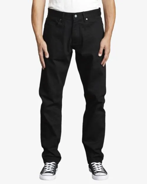 Rvca Daggers Denim Jeans Black Black Men Denim