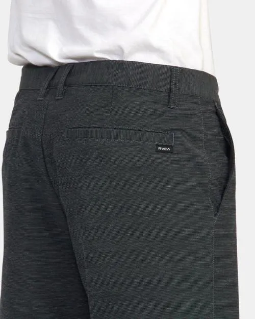 Rvca Daggers Hybrid Chino Shorts 18034 Black Men Shorts and Hybrids