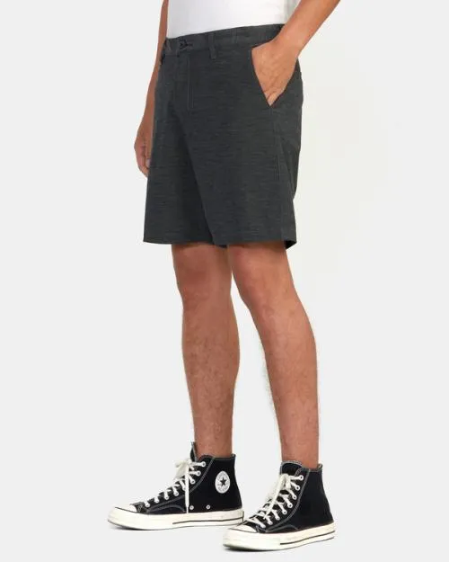 Rvca Daggers Hybrid Chino Shorts 18034 Black Men Shorts and Hybrids