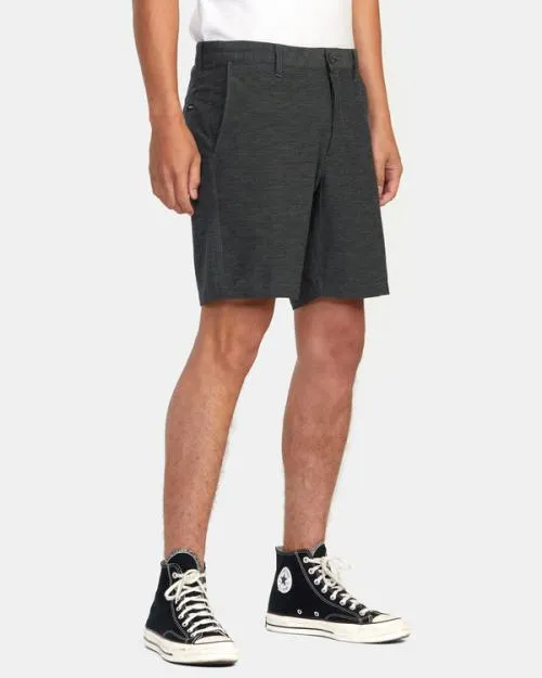 Rvca Daggers Hybrid Chino Shorts 18034 Black Men Shorts and Hybrids