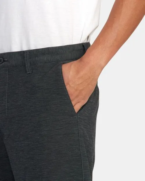 Rvca Daggers Hybrid Chino Shorts 18034 Black Men Shorts and Hybrids