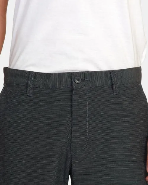 Rvca Daggers Hybrid Chino Shorts 18034 Black Men Shorts and Hybrids