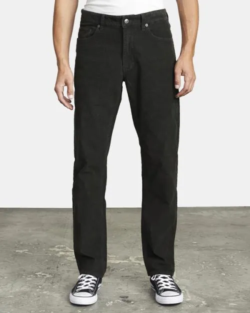 Rvca Daggers Pigment Corduroy Pants Pirate Black Men Pants
