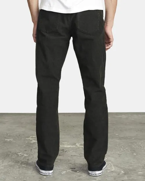 Rvca Daggers Pigment Corduroy Pants Pirate Black Men Pants