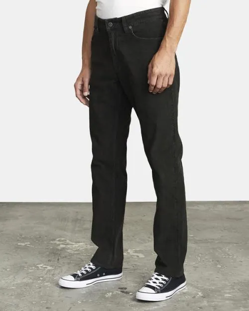 Rvca Daggers Pigment Corduroy Pants Pirate Black Men Pants