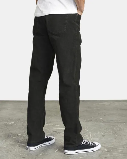 Rvca Daggers Pigment Corduroy Pants Pirate Black Men Pants