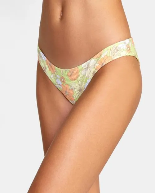 Rvca Dreamfield Cheeky Bikini Bottoms Multi Women Bikini Bottoms