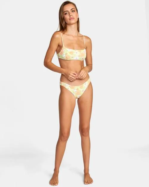 Rvca Dreamfield Cheeky Bikini Bottoms Multi Women Bikini Bottoms