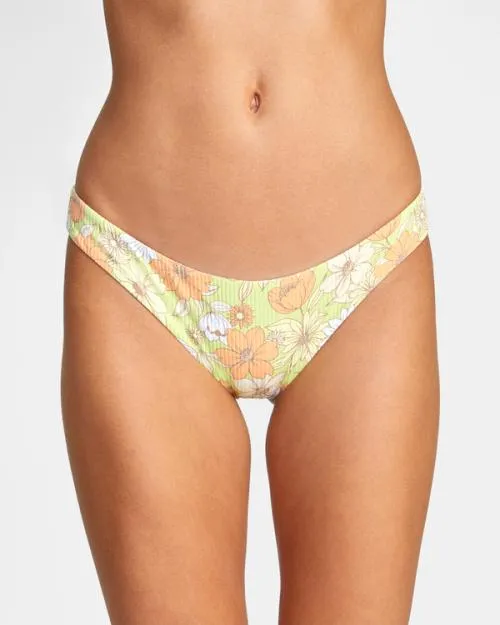Rvca Dreamfield Cheeky Bikini Bottoms Multi Women Bikini Bottoms