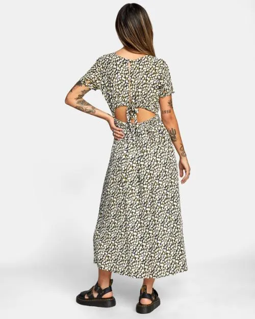 Rvca Dreamscape Midi Dress Rvca Black Women Dresses and Rompers