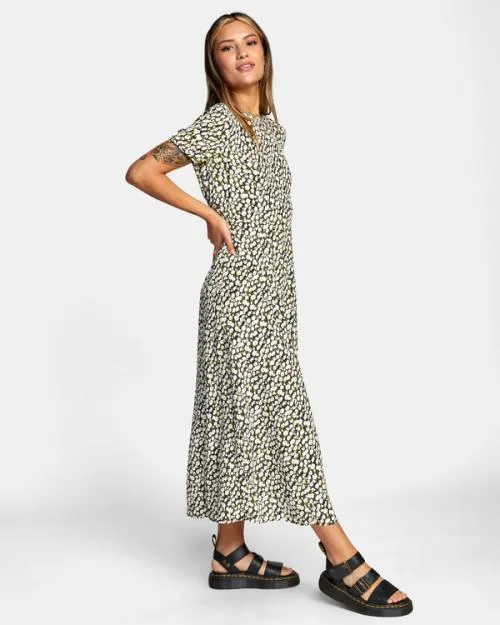 Rvca Dreamscape Midi Dress Rvca Black Women Dresses and Rompers