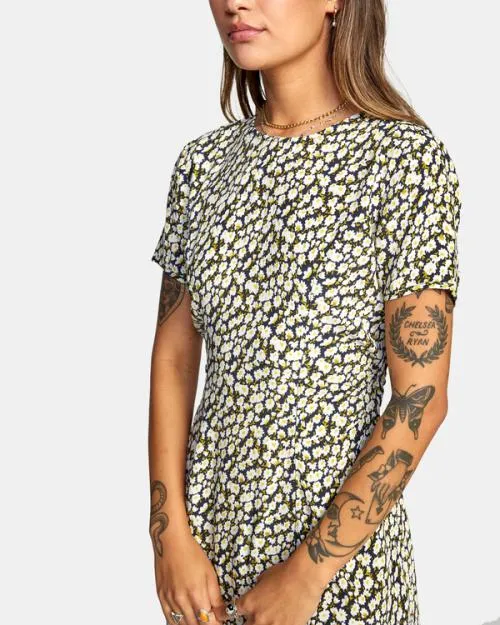 Rvca Dreamscape Midi Dress Rvca Black Women Dresses and Rompers