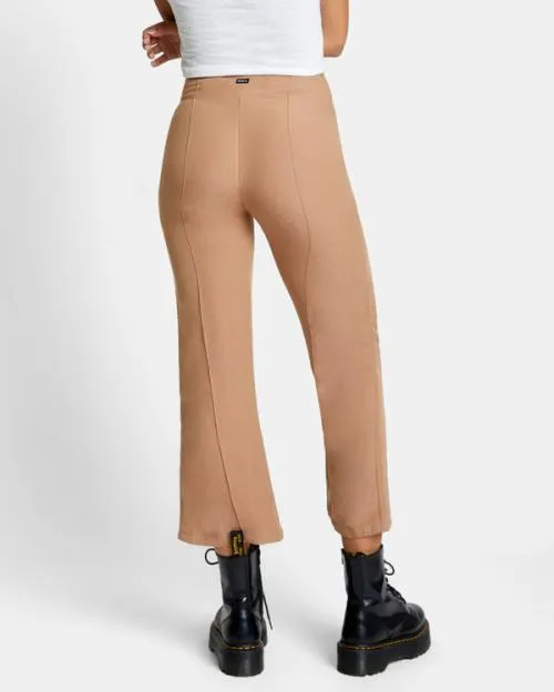 Rvca Drip HighWaisted Pants Wood Women Pants