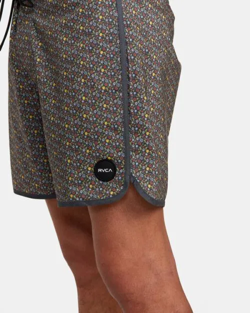 Rvca Freeport Boardshorts 16034 Bright Black Men Boardshorts