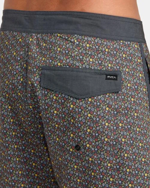 Rvca Freeport Boardshorts 16034 Bright Black Men Boardshorts