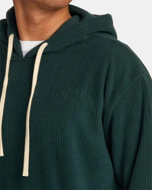 Rvca Hewitt Hoodie Hunter Green Men Hoodies and Sweatshirts