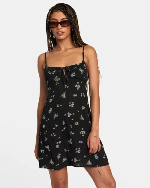 Rvca Hillside Mini Dress Rvca Black Women Dresses and Rompers